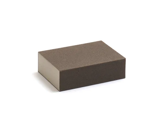 4 サイド コーティング 100X70X25mm アルミナ ウェット&ドライ サンディング スポンジ ブロック