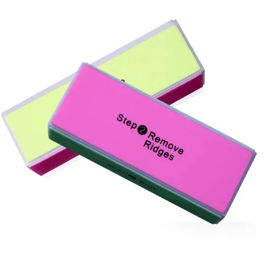 卸売 OEM ネイルファイル 4 サイドスポンジネイルバッファ研磨サンディングブロックネイルアート用